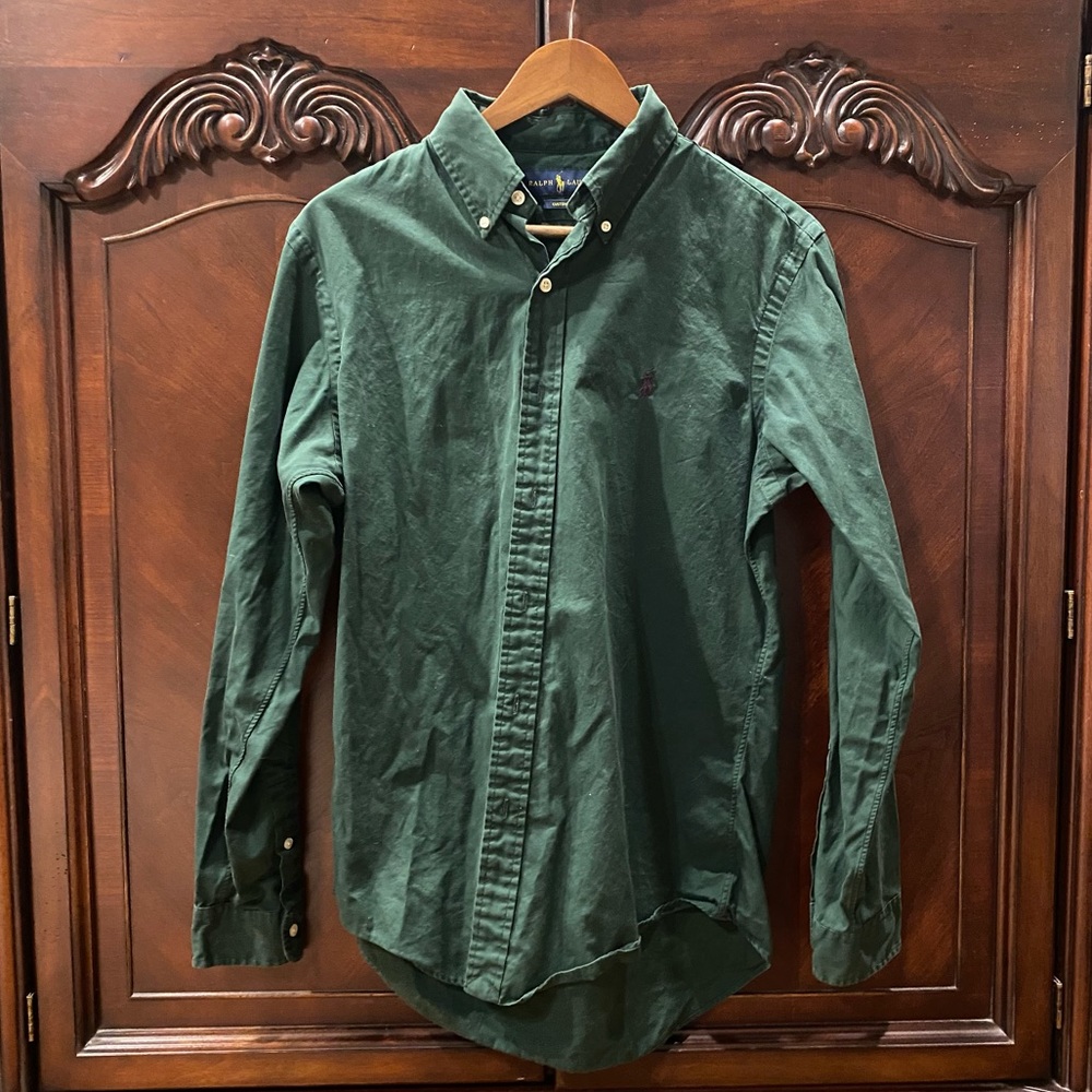 Polo Ralph Lauren Dark Green Button Down Shirt